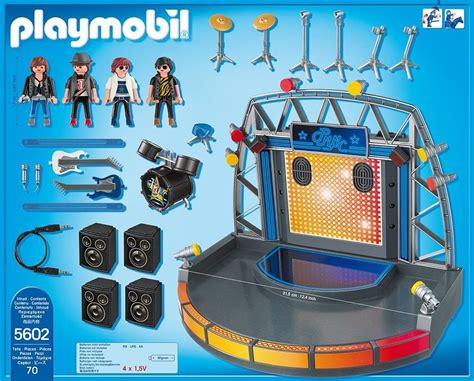 Playmobil City Life Pop Stars Stage Modelo Env O Gratis