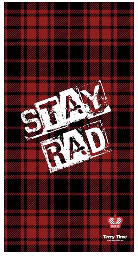 Get My Exculsive Stay Rad Signature Beach Towel With My Custom Artwork