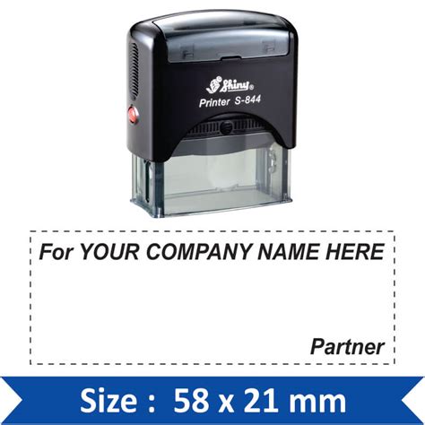 Shiny Partner Stamp Rubber Stamps Online