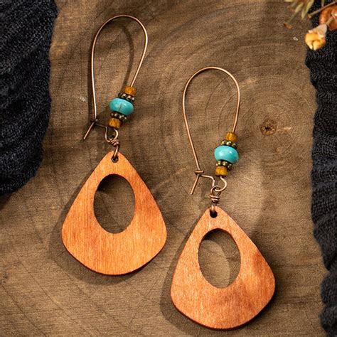 Boucles D Oreilles Bois D Sir Arbrobijoux