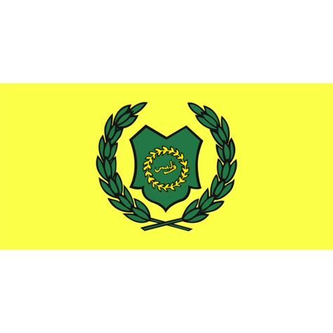 Flag Royal Standard Of The Raja Of Perlis Malaysia Landscape Flag