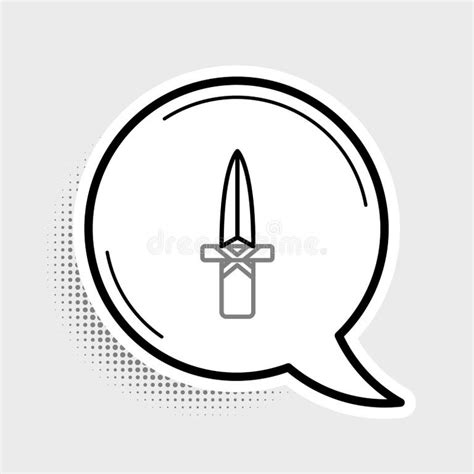 Dagger Outline Stock Illustrations 7302 Dagger Outline Stock