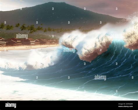 tsunami waves pictures