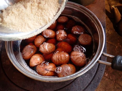 栗の渋皮煮の作り方～秋の味覚を保存食にする～ 自給自足の小さな暮らしーろん農園ー