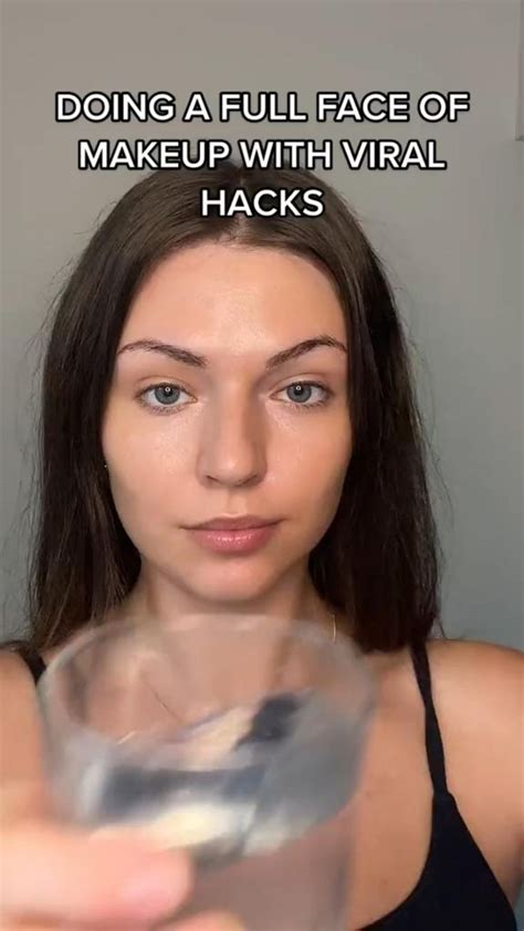 Full Face Of Makeup But Its All Viral Hacks Makeup Video Makeup