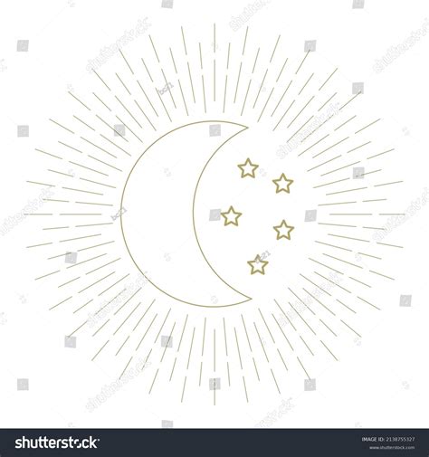 Sun Moon Stars Vector Stock Vector (Royalty Free) 2138755327 | Shutterstock