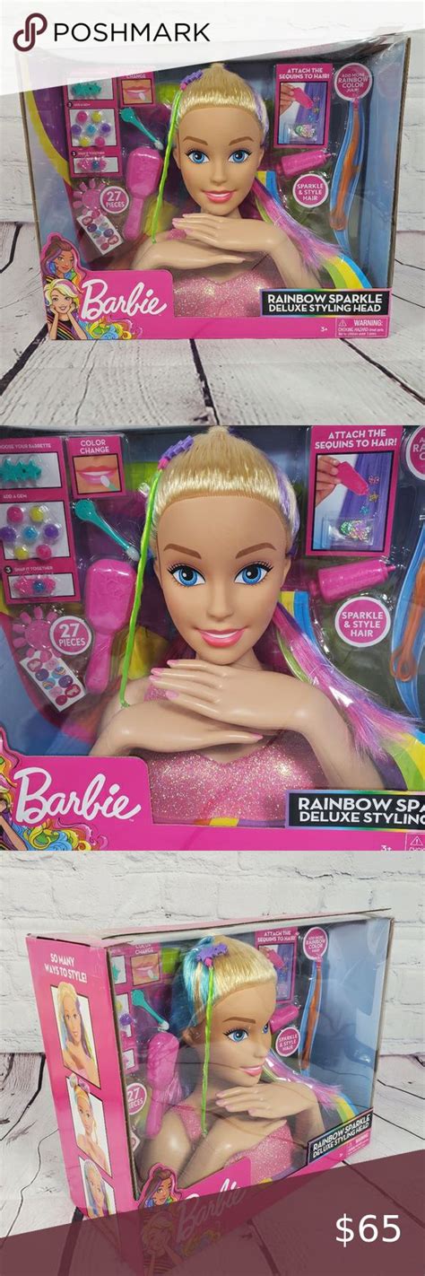 Two Boxes With Barbie Dolls In Them And One Has Blonde Hair On The