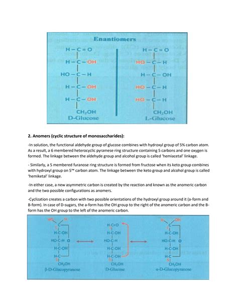 Solution Forms Of Isomerism Of Monosaccharides Studypool