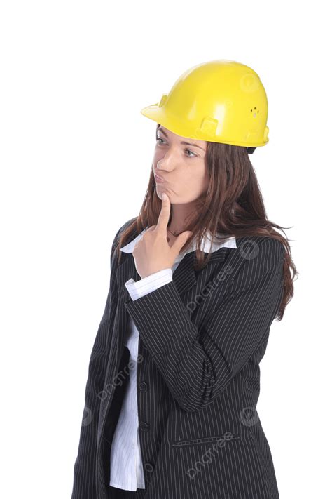 Mujer De Negocios Pensando En Arquitectura Png Dibujos Corporativo