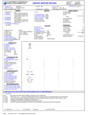 Fillable Online WSDOT Aviation Division Airport And Compatible Land