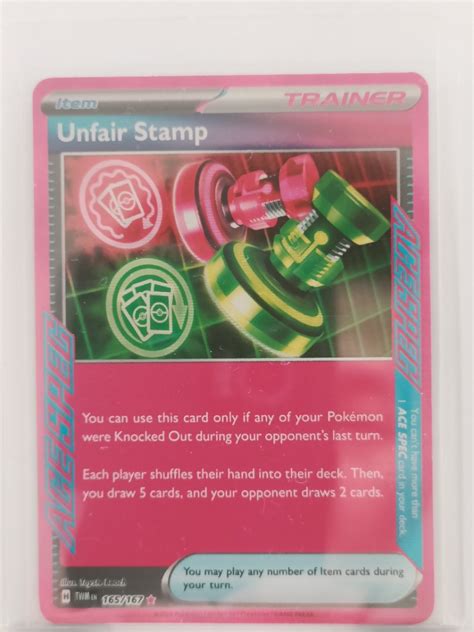 Pokemon Card Tcg Sv Twilight Masquerade Unfair Stamp Ace