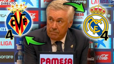 La Rueda De Prensa De Ancelotti Tras El Empate Del Real Madrid Ante