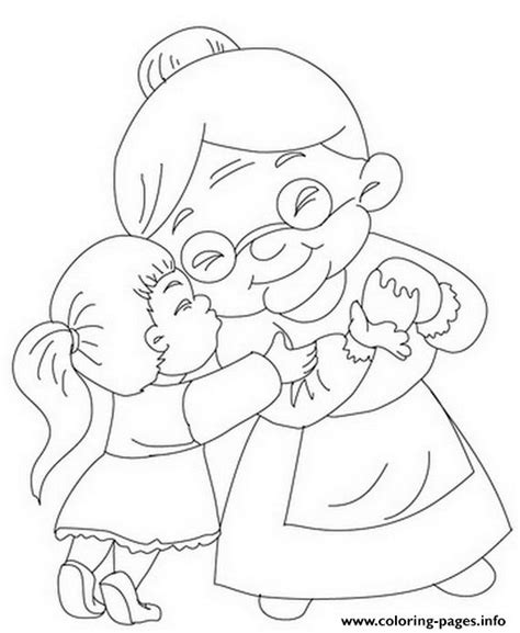 Grandma And Grandpa Coloring Pages