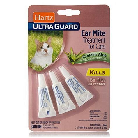 Hartz Ultraguard Ear Mite Treatment For Cats