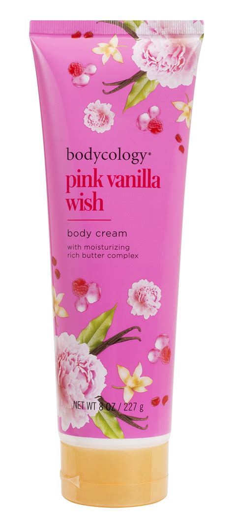 Bodycology Moisturizing Body Cream Pink Vanilla Wish 8 Oz