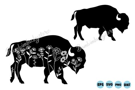 Bison Calf Silhouette