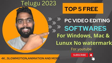 Top Free Video Editing Software For Youtube No Watermark Easy