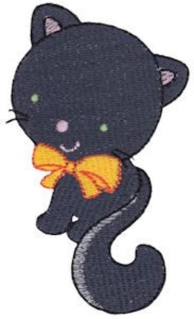 Tiny Black Cat Machine Embroidery Design Embroidery Library At