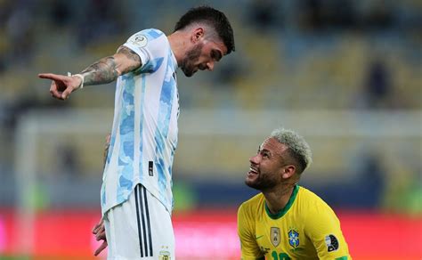 No Se Sabía La Confesión Que Le Hizo Rodrigo De Paul A Neymar En Plena Final De La Copa América