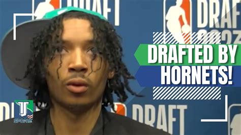 Nick Smith Jr Talks About Being Drafted By The Charlotte Hornets Youtube