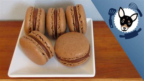 Chocolate Macaron Recipe With Two Fillings Options Youtube