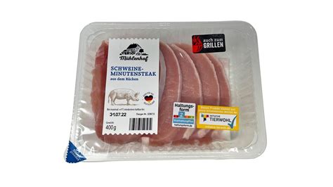 Mühlenhof Schweine Minutensteaks Penny Neuhausen Wolt