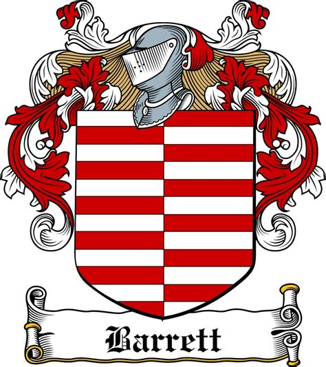 Barrett Family Crest / Irish Coat of Arms Image Download - Tradebit