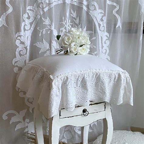 Coussin Romantique Chic Blanc Mariclo D Co D Lise