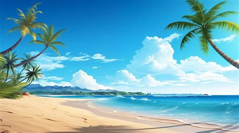 Cartoon Beach Background Stock Photos, Images and Backgrounds for Free ...