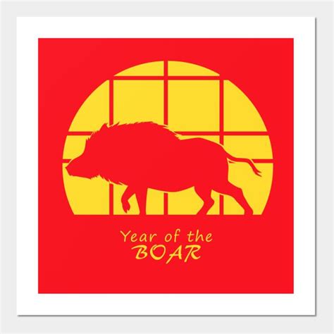 Year of the Boar by sakuradragon | Year of the boar, Art prints, Zodiac ...