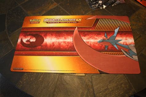 Mega Salamence Ex Premium Collection Playmat Pokemon Trading Card Game