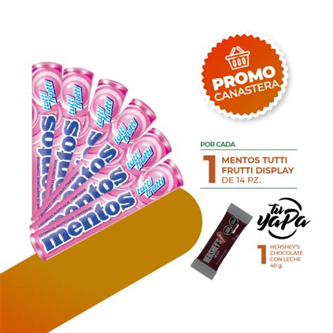 Lacanasta Pe Mentos Tutti Frutti Display X Unidades Gratis