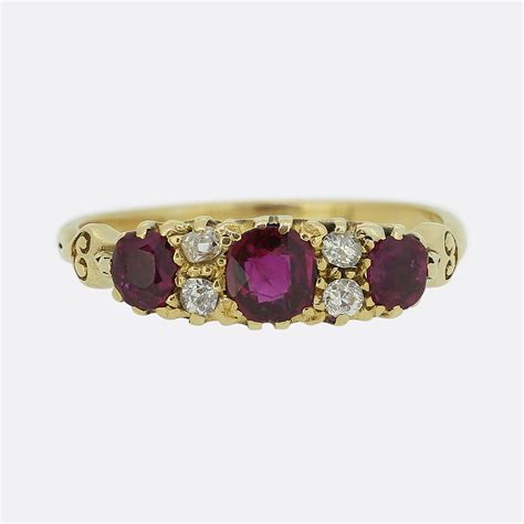 Antique Ruby and Diamond Ring – The Vintage Jeweller