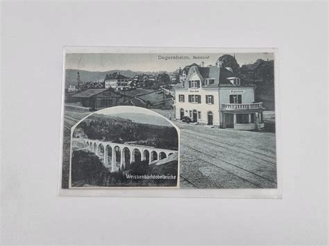 Postkarte 1911 Degersheim Bahnhof Nach Winterthur Kaufen Auf Ricardo