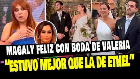 Magaly Medina Se Emociona Con Boda De Valeria Piazza Y La Compara Con