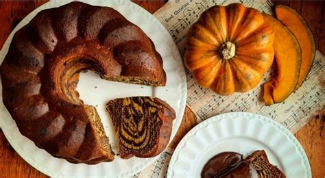 Bundt Cake Zebrata Zucca E Cacao Cake Of Gina Il Lato Dolce