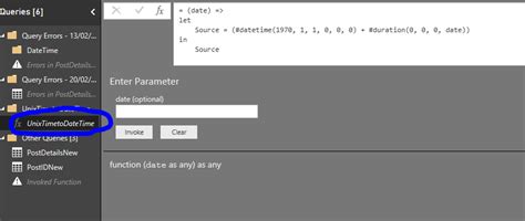 Solved: Converting UNIX time to Date in PowerBI for Deskto ...