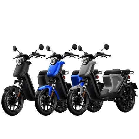 NIU E Scooter UQi GT Extended 45 Km Zwart De Boer