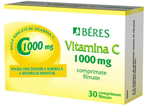 Vitamina C Mg Comprimate Beres Dr Max Farmacie