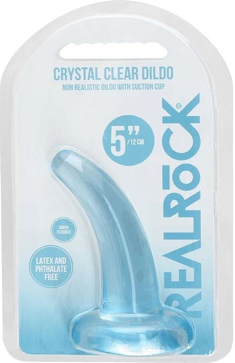 Realrock Dildo Crystal Clear Niebieski Ceneo Pl