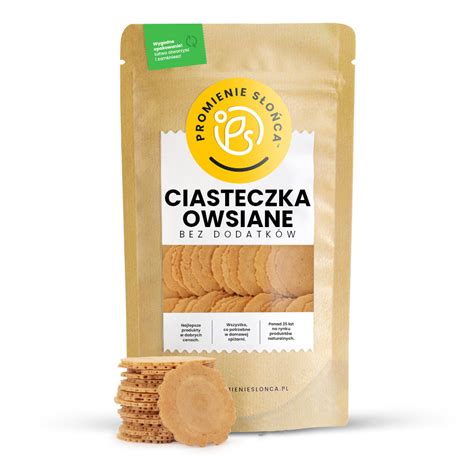 Ciasteczka owsiane 250g PROMIENIE SŁOŃCA Sklep EMPIK