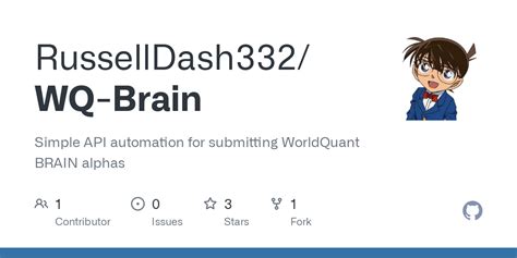 GitHub - RussellDash332/WQ-Brain: Simple API automation for submitting ...