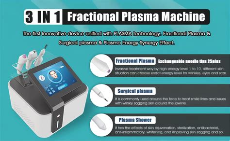 Cilt Bakımı Fraksiyonel Plazma 3 ü 1 Arada Güzellik Makinesi