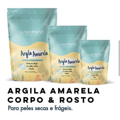 Argila Amarela Labotrat 300g Shopee Brasil