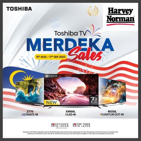 Harvey Norman Toshiba TV Merdeka Sale 12 Aug 2023 17 Sep 2023