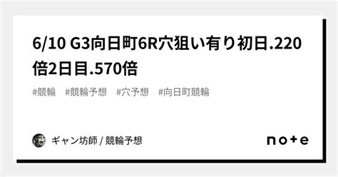 610 G3向日町🏆6r🔥🔥🔥穴狙い有り🔥初日220倍 ️2日目570倍🎯💯🔥㊗️🎉｜ギャン坊師 競輪予想