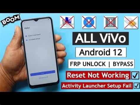 Vivo Y21A Frp Bypass Android 12 May 1 2024 TalkBack Not Working New