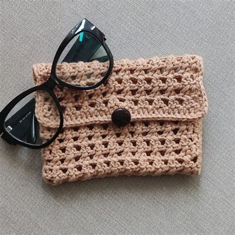 Easy Crochet Eyeglasses Holder Fosbas Designs