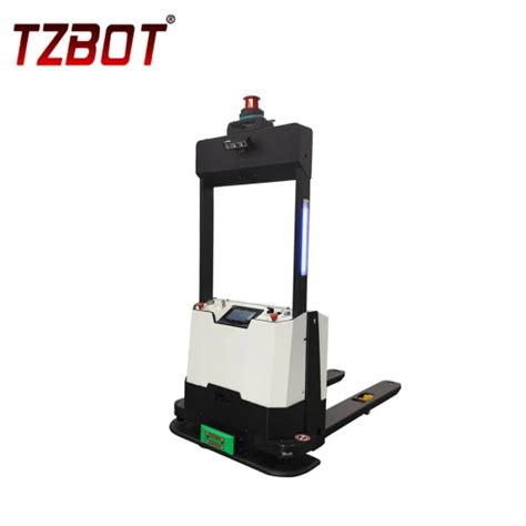 Tzbot Slam Fork Lift Agv Laser Forklift With Load Capacity For