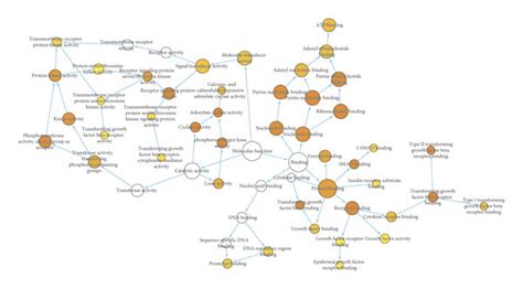 Gene Ontology Go Molecular Function For Ppi Network Yellow Nodes